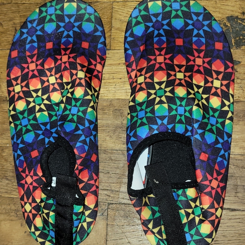Colorful Geometric Women's Water Shoes Size 11